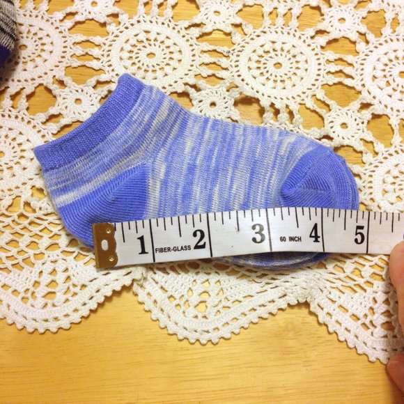 Toddler Socks - Ages 2 to 4, Six new pair - Picture 2 of 5
